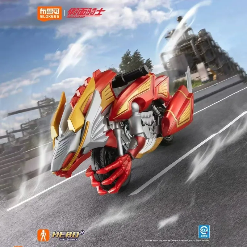 BLOKEES Kamen Rider Ryuki Final Vent Series 7 Starlight Edition Building Model Kit Action Figure Poseable Collectible Toy Gift view 4