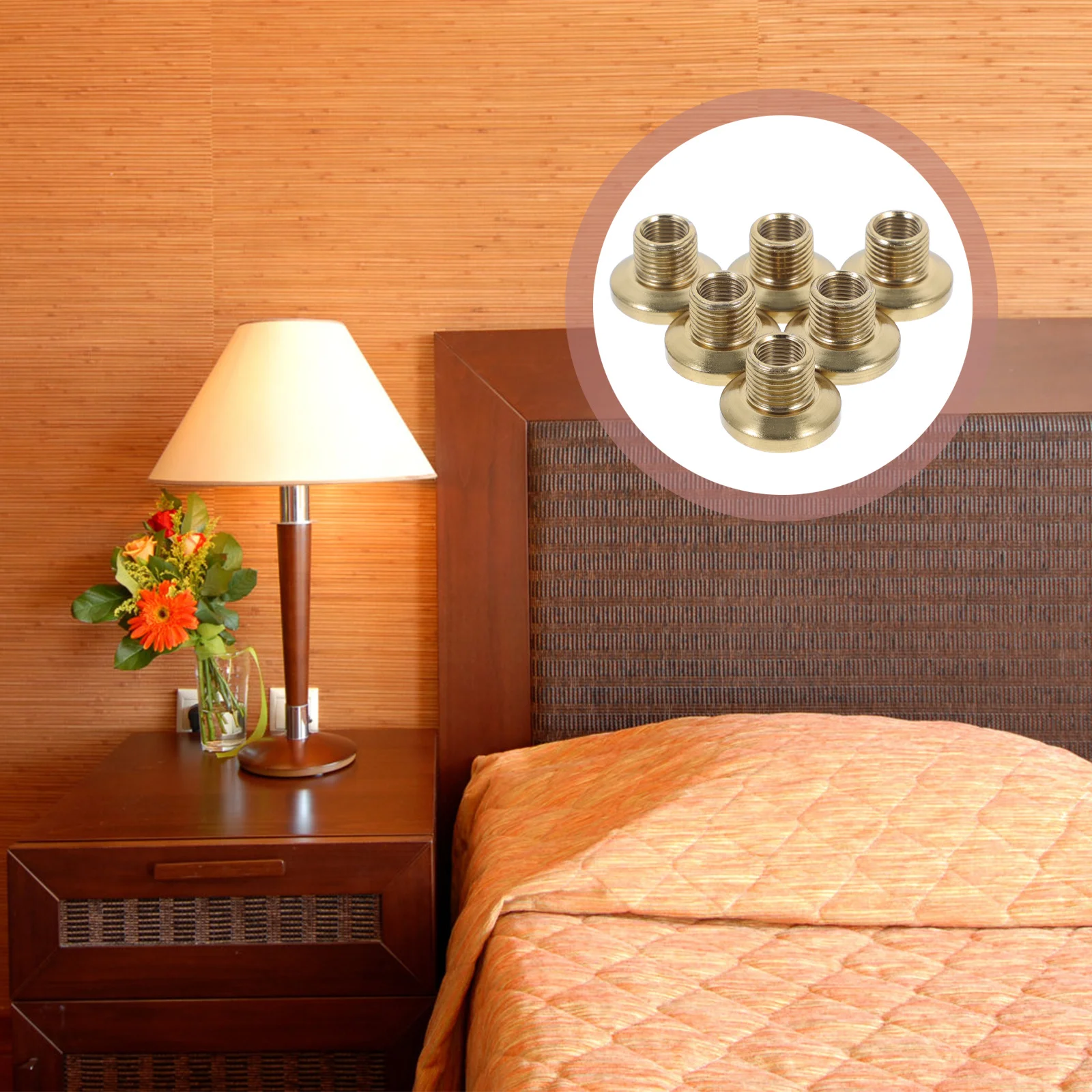 

to M10 Angled Adapter Fits Various Lighting Fixtures Internal Thread Joiner for Lamps Heat Resistant Easy to Install No