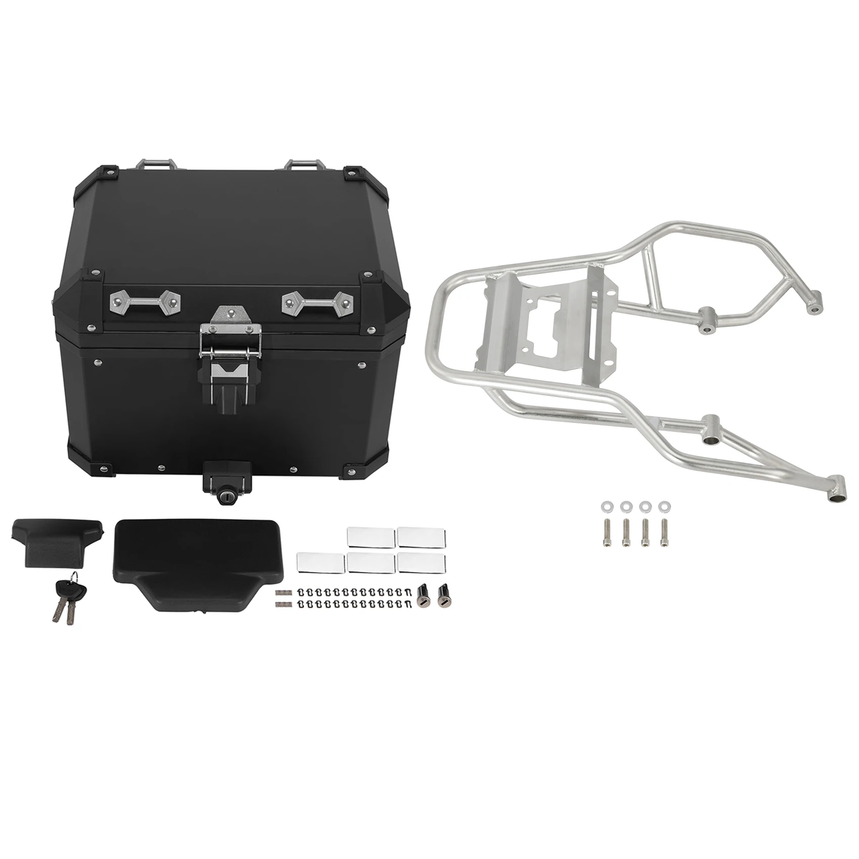 

Алюминиевая задняя сумка багажника 38 л и монтажная стойка, подходит для BMW R1300GS 2023-2025 2024, коробка для багажа мотоцикла