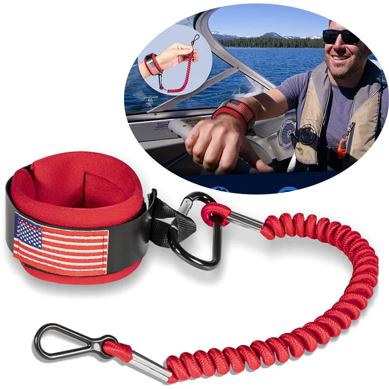 

8M0092850 Boat Kill Switch Lanyard - Safety Lanyard Cord Tether Fit for Mercury Mercruiser Outboard Motor 15920T54, 15920A54