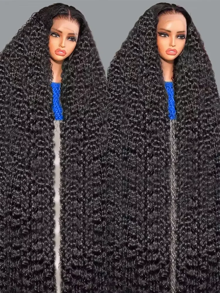 

250 Density 360 Full Lace 13x4 Hd Lace Frontal Human Hair Wig Curly Wig Preplucked Water Wave Wigs For Women 30 32Inch