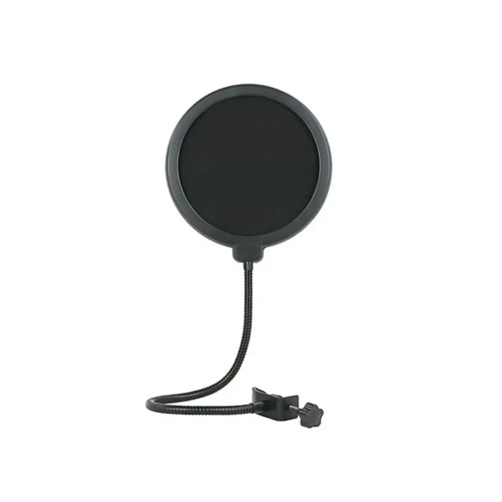 VIKEFON Metall PoP Filter Universal Mikrofon Zubehör Mikrofon Windschutzscheibe für Studio Aufnahme Kondensator Mikrofon