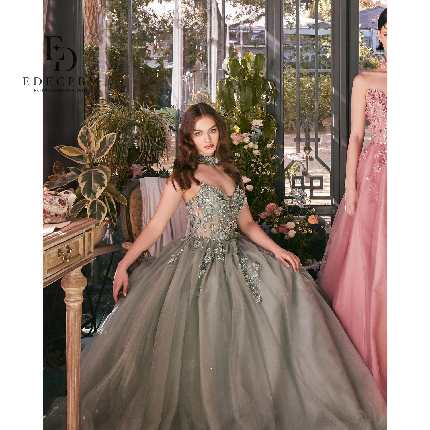 

EDECPBM فساتين سهرة Evening Dress Woman Robes De Soirée Women's Prom Dress Long Prom Dresses 2025 Customized Vestidos De Fiesta