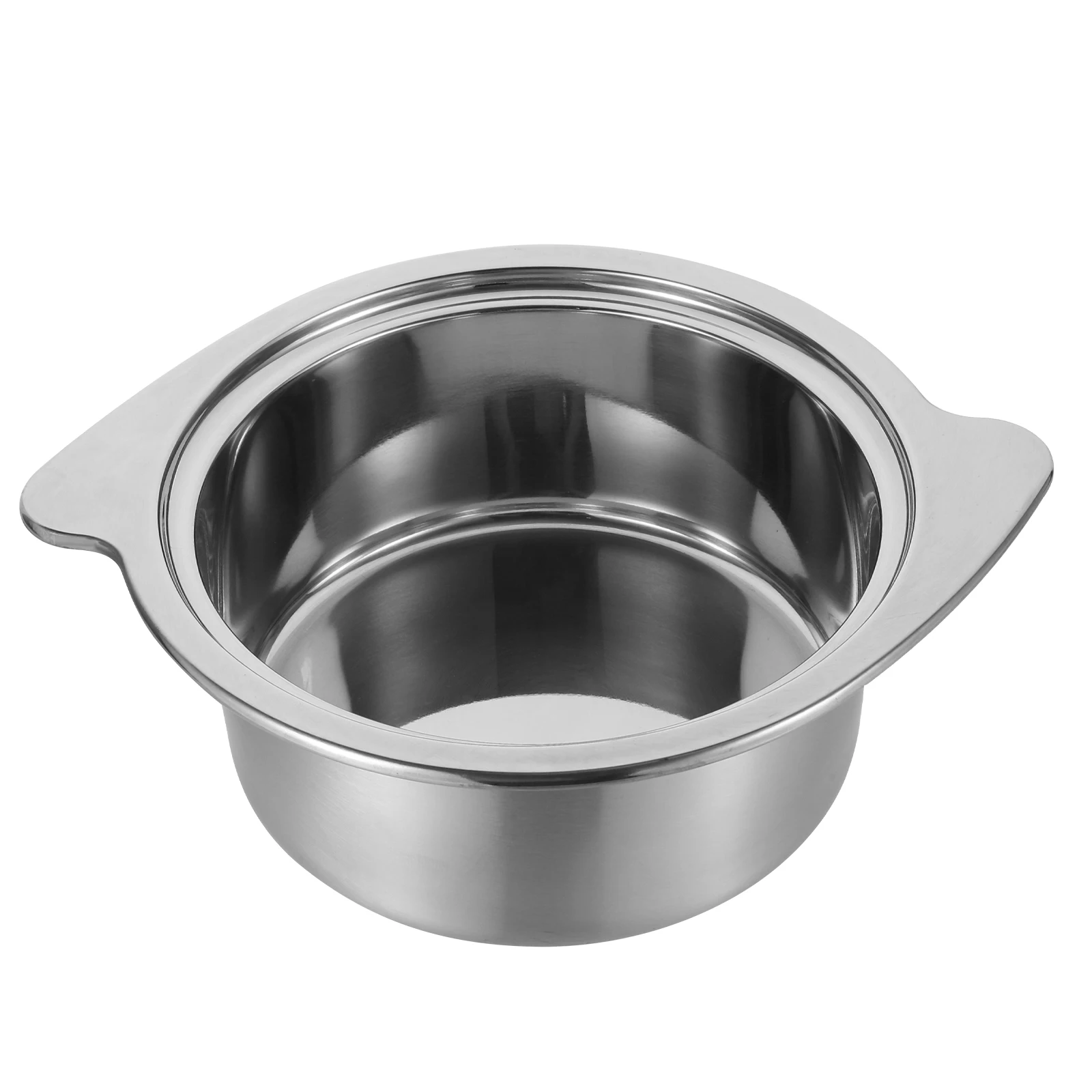 

Single Hot Small Cooking Stainless Steel Soup Pot 18CM Diameter Kitchen Cookware Ramen Stock Milk Pot Easy Clean