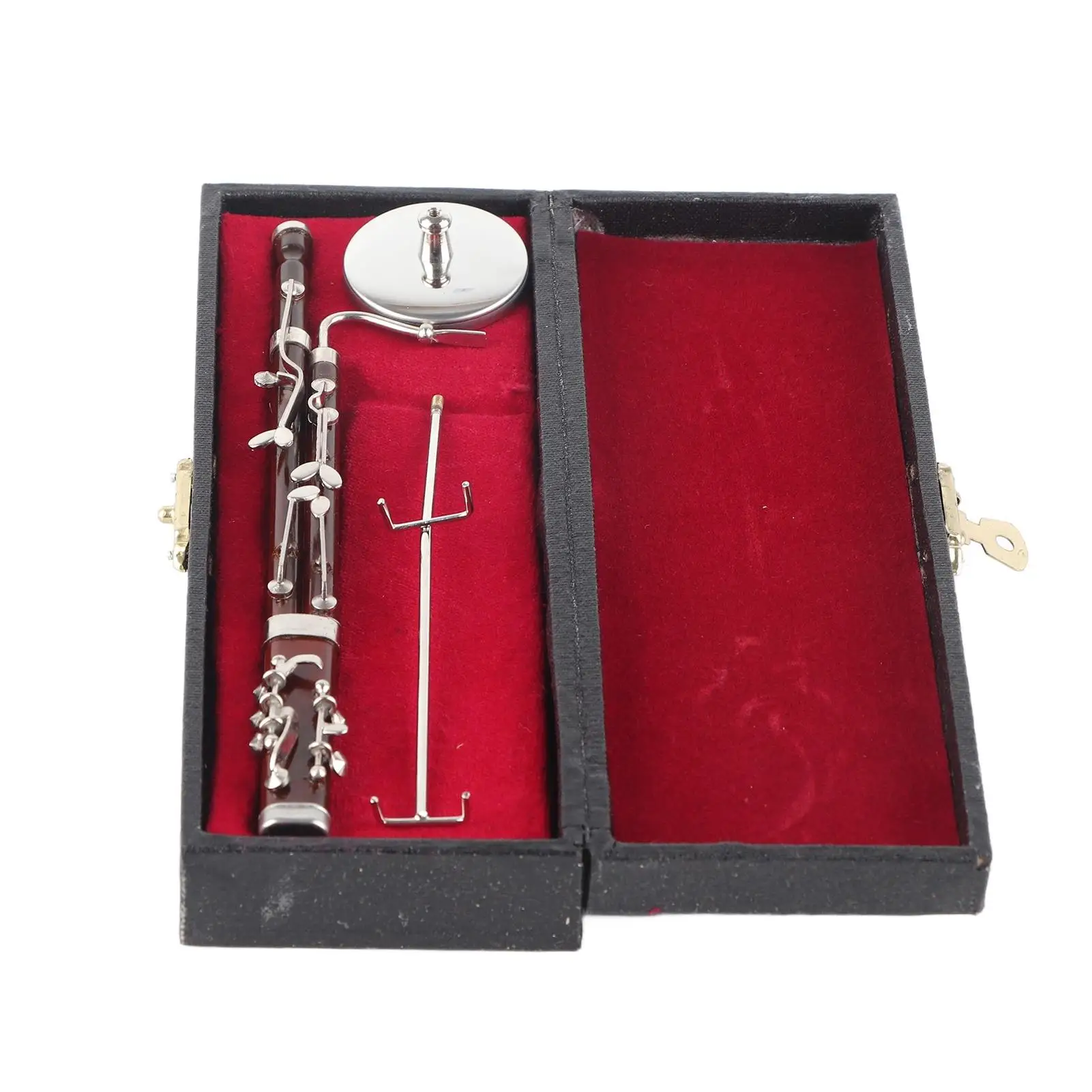 

Mini Bassoon Ornaments with Gift Box & Stand - Perfect Thanksgiving & Anniversary Gift for Kids & Classmates