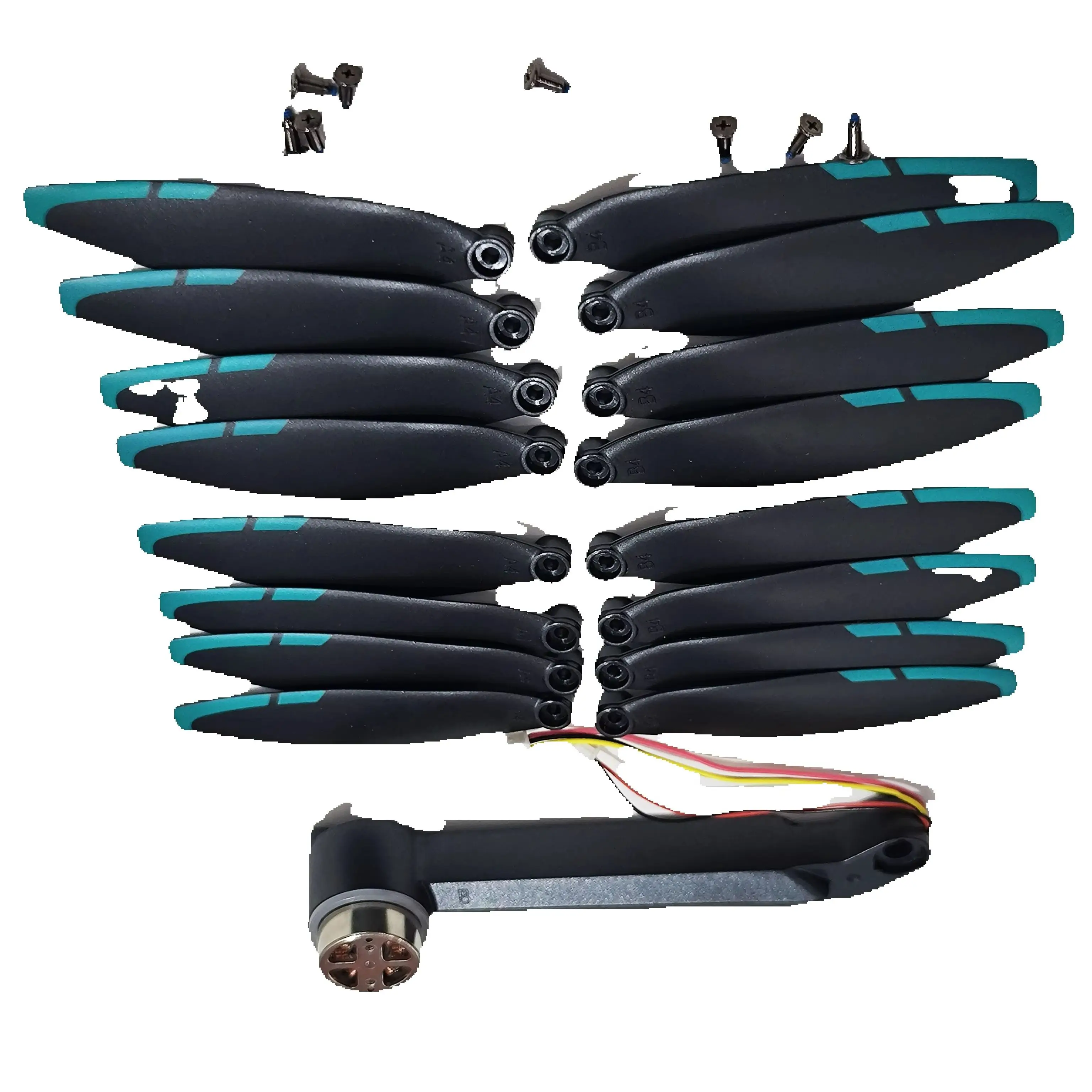

Blade Propeller 16PCS + Brushless Motor Rear Arm B for S159 Foldable GPS Drone S159MAX RC Quadcopter Original Maple Leaf Wings