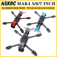 HSKRC MAK4 MAK4HD MARK4 5inch 225mm 6inch 260mm 7inch 295mm Carbon Fiber Frame Kit for FPV Racing Freestyle Long Range Drones