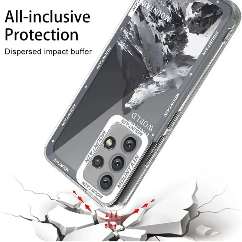 Custodia per telefono da montagna da neve per Honor X9a 5G 90 Lite X8 4G X8a X7b X9b 5G X8b Cover in Silicone trasparente