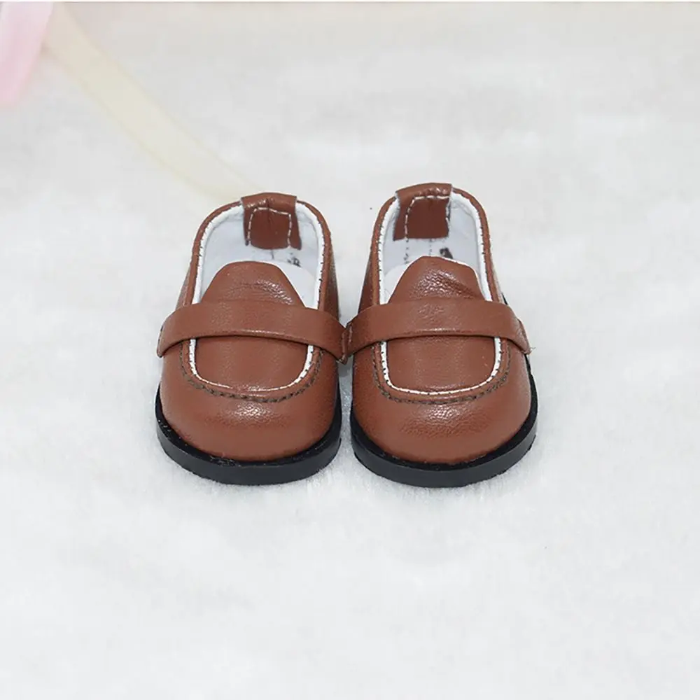 20CM Cotton Doll Shoes Fashion PU Leather Boots Casual Wear Sneakers Mini Shoes For 1/12 BJD Dolls Accessories Kids Gift