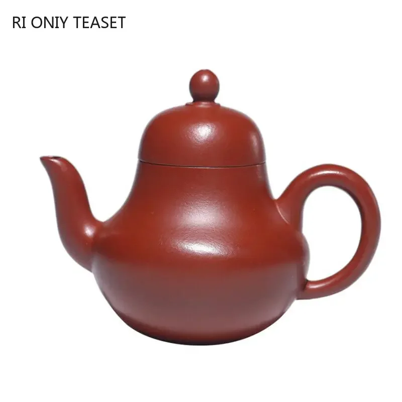 90ml Yixing Small Capacity Purple Clay Teapots Famous Artists Handmade Tea Pot Raw Ore Zhu Mud Kettle Chinese Zisha Tea Set