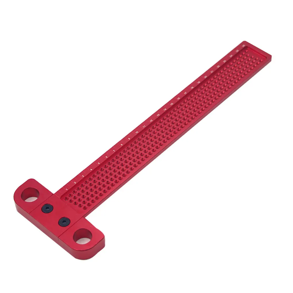 Woodworking Scribe Ruler Marking Fittings Precise T Shaped Line Mark Gauge