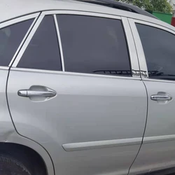 Stainless Steel Bright Car Door Full Window Frame Window Sill Molding Trim Cover 26pcs For Lexus RX330 RX350 RX400H 2004-2009