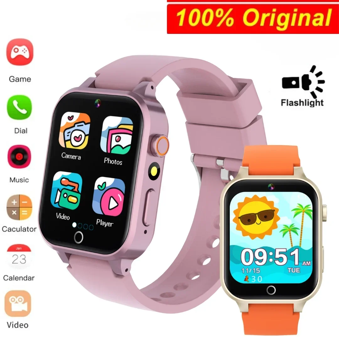 2024 New Kids Smartwatch - Boys & Girls. Games & Music Play. Pedometer. Time Display. Video & Audio Recording. Birthday Gift.