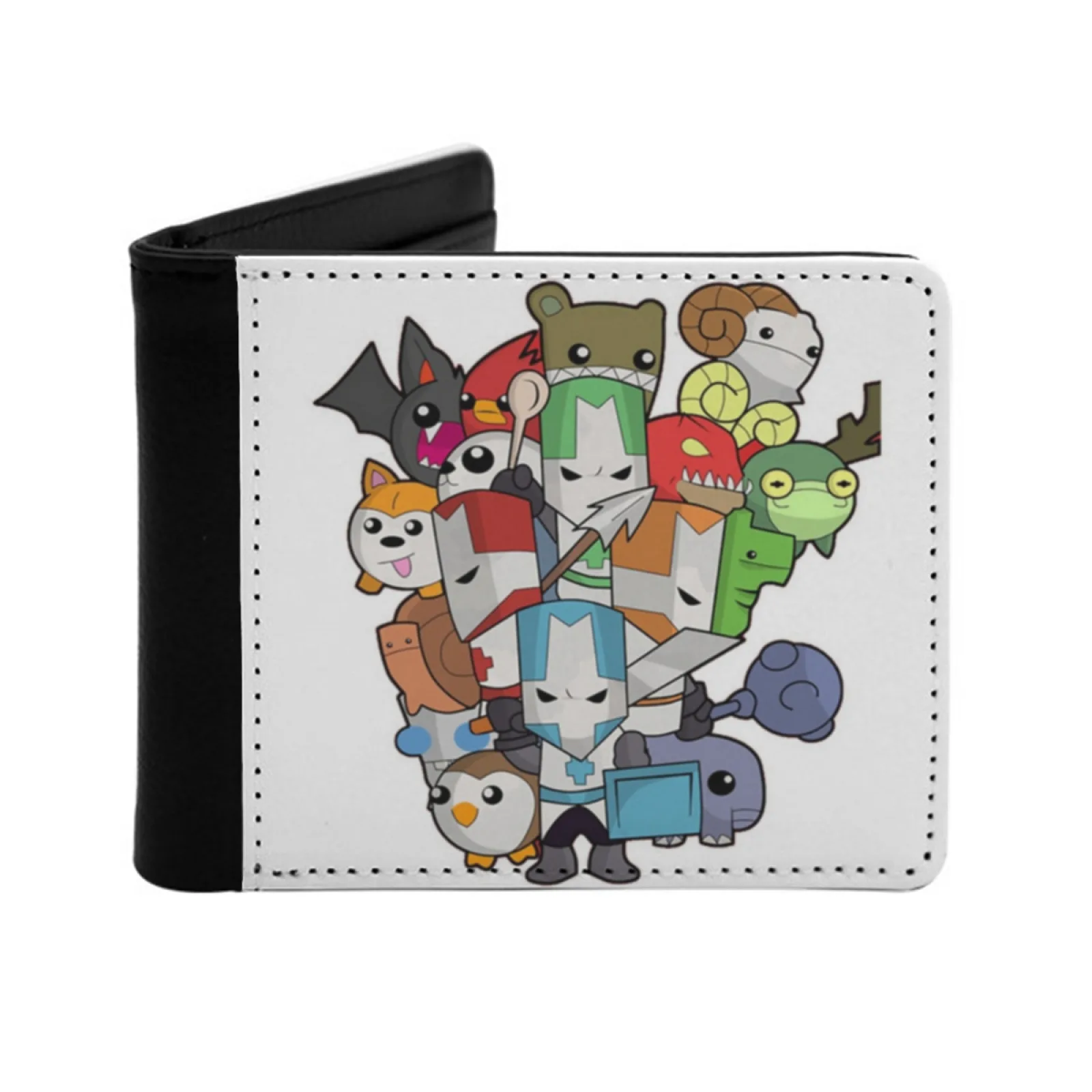 Castle Crasher Game Of The Year Personalized Wallet For Men And Women Pu Leather Short Pocket Purse Castle Castle Crashers