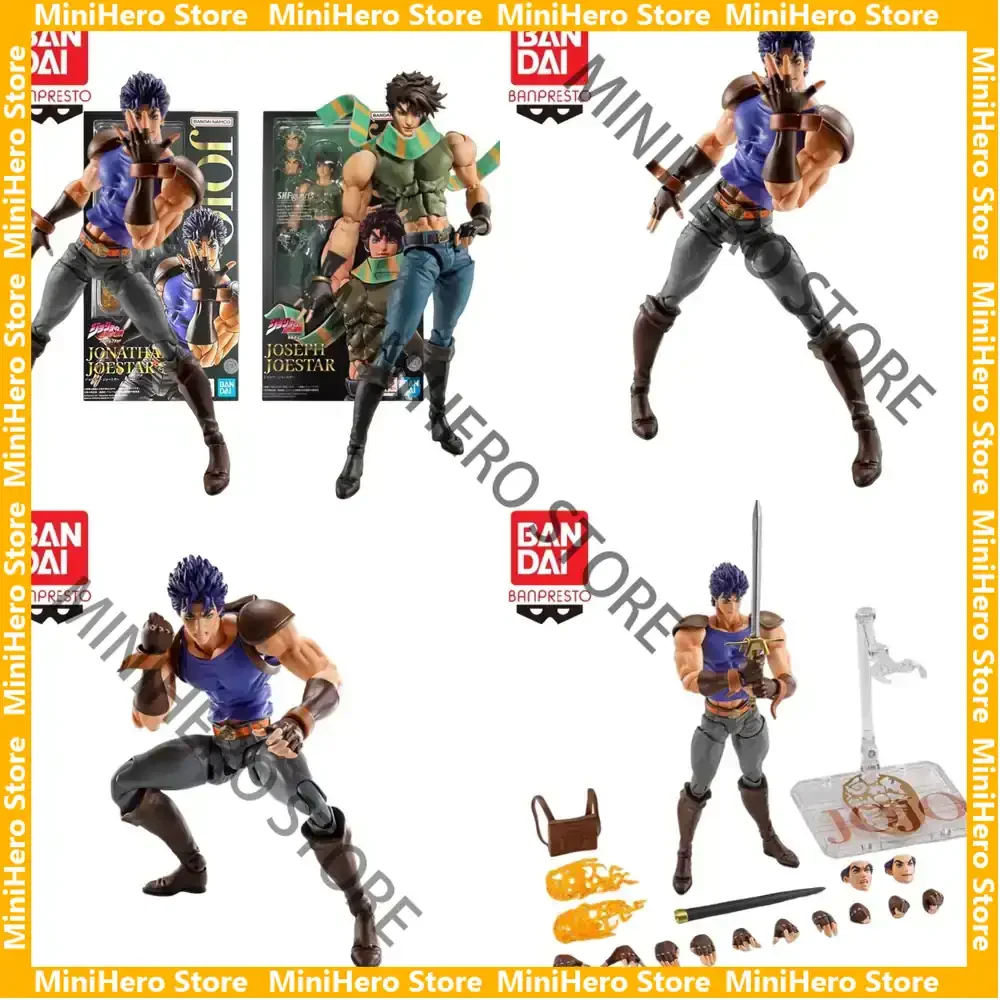 

In Stock Original Bandai S.H.Figuarts JoJo Jonathan Joestar 1/12 PVC Action Figure Collectible