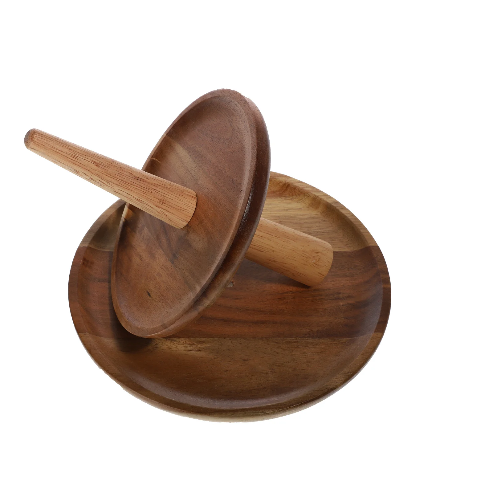 

1Pcs Wooden Fruit Snack Plate Double-Layer Practical Candy Tray Buffet Storage Food Display Hotel Fruit Tray