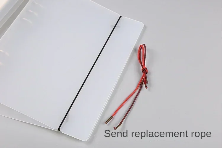 A5/6/7 Transparent Lose Blatt Binder Notebook Abdeckung Zipper Tasche Notizbuch Journal Planer Zubehör Schreibwaren Neue – Detail 2