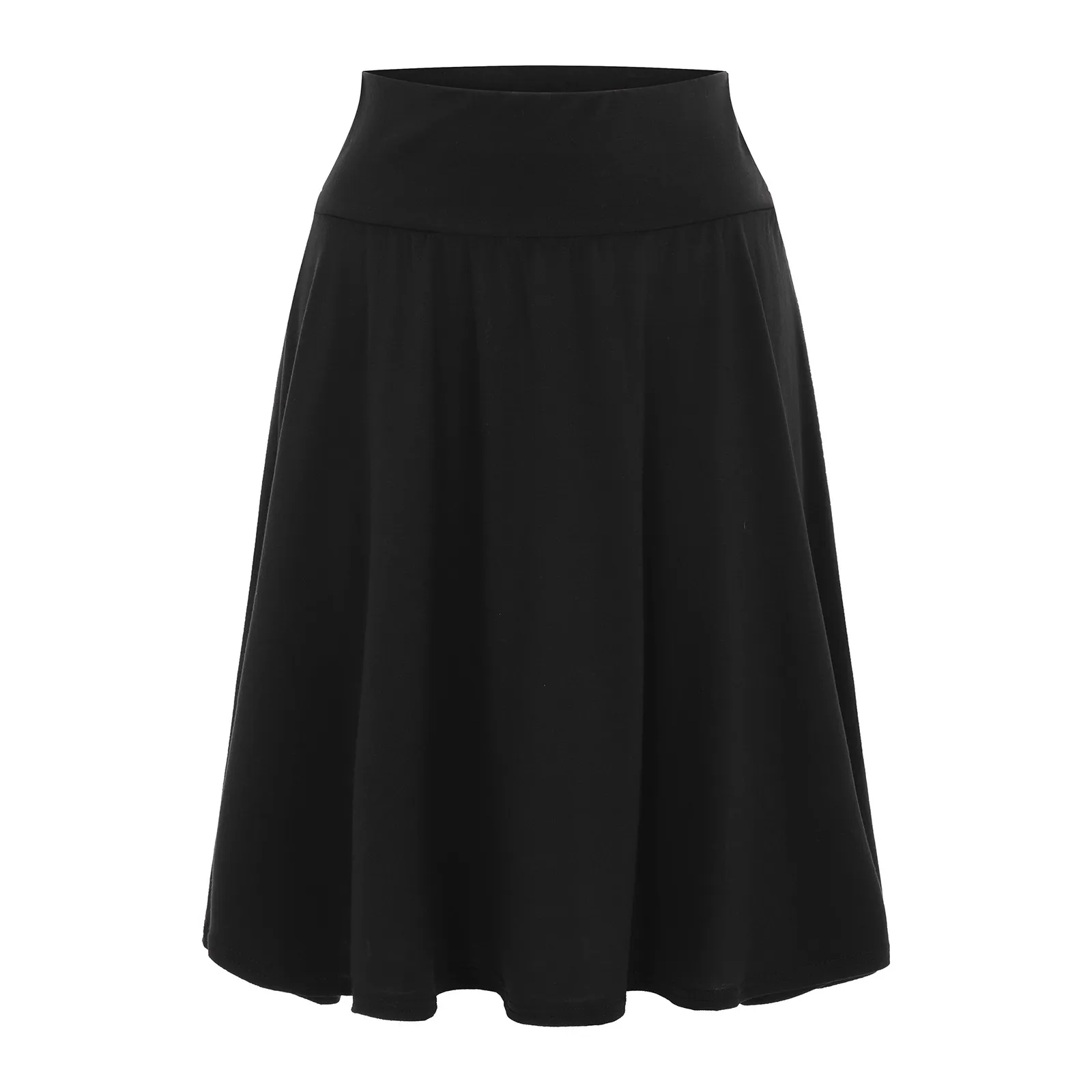 

2024 Summer Korean Style Women Skirt Elastic Faldas Ladies Midi Skirts Sexy Girl Short Skirts Summer Ladies A Line Midi Skirts