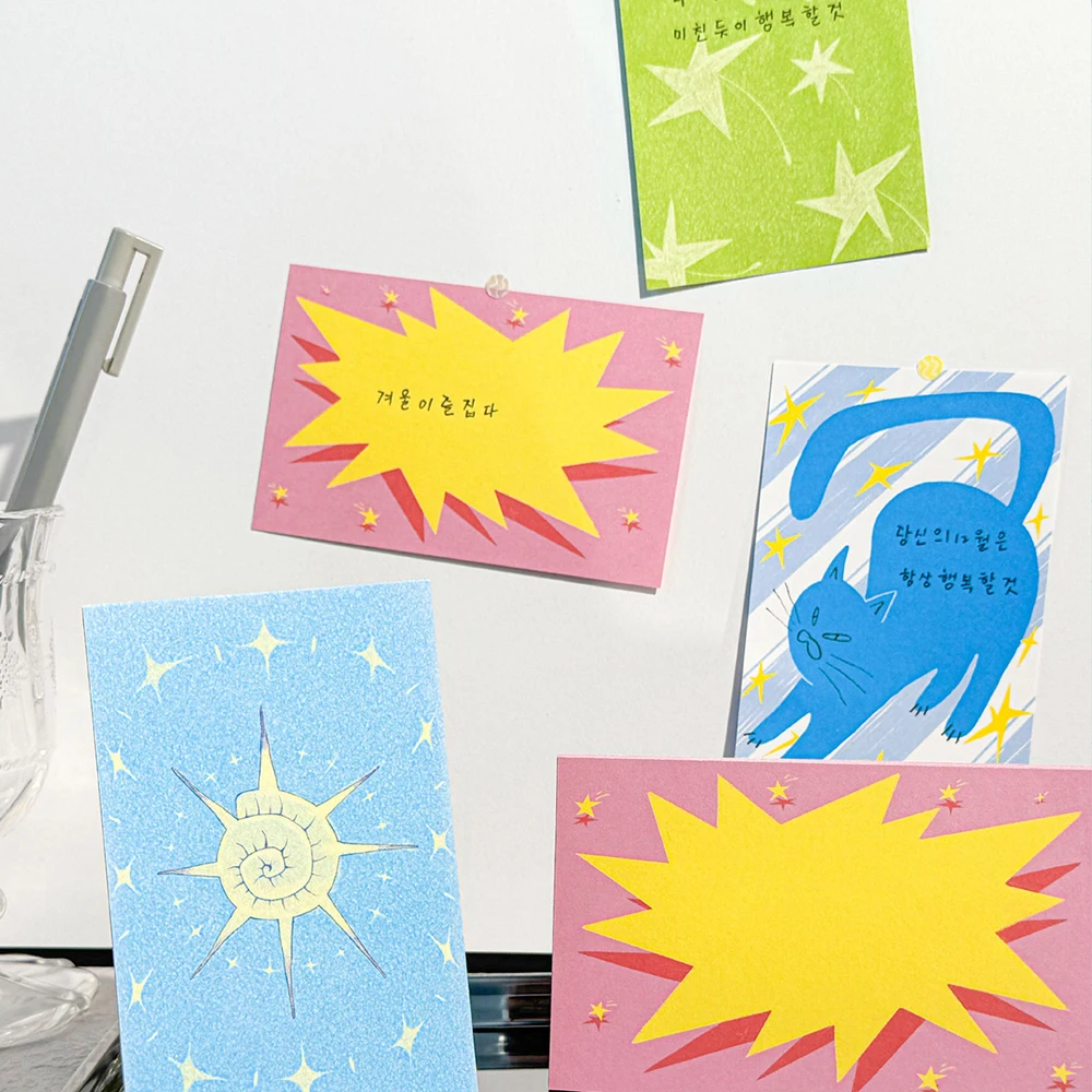Jumping Color Salt Notes M5 Notizbuch-Innenseiten, Ersatz-Innenseiten, Notizbuch-Dekoration, Collage