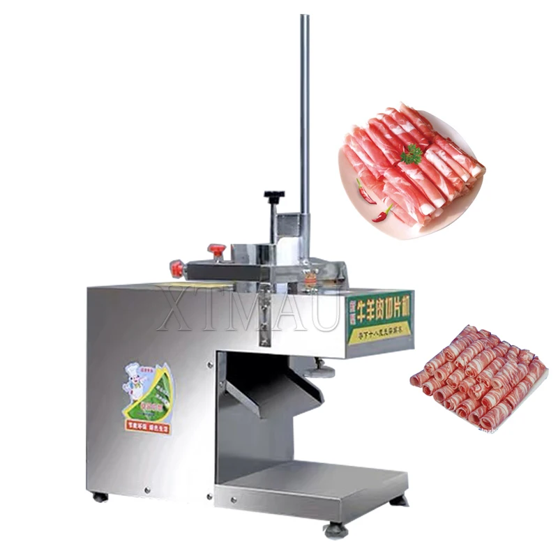 

Stainless Steel Meat Cutter Commercial Frozen Meat Slicer Beef And Lamb Roll Forming Machine