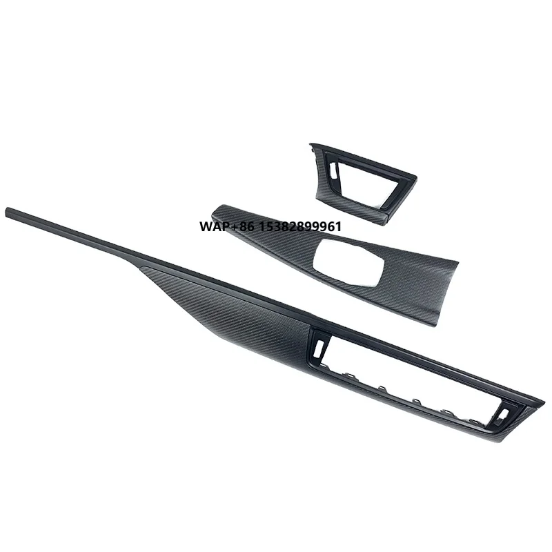 Accessoires d'intérieur d'automobile personnalisés, Instrument de commande Central en Fiber de carbone véritable pour série 3 série 4 F30 F32