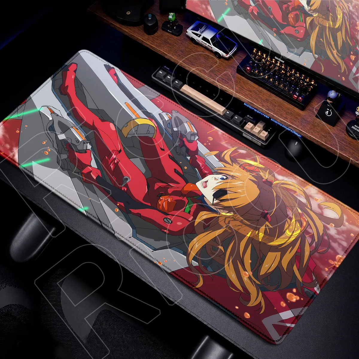Pc Gaming Evangelion - Podkładka pod mysz Kawaii Girl Asuka,