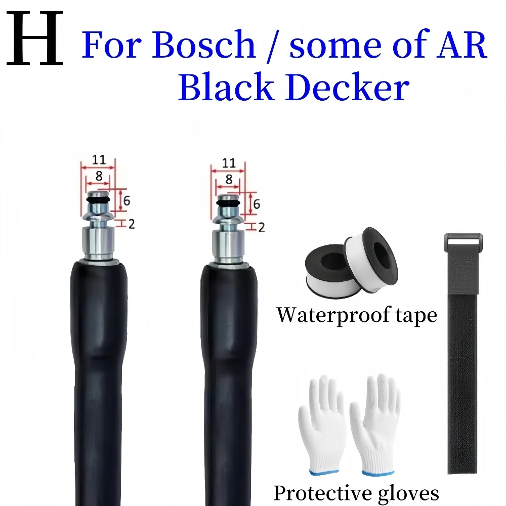 0,5-50 M Hochdruckreiniger Schlauch Rohr Schnur Auto Waschmaschine Wasser Reinigung Verlängerung Schlauch Wasser Schlauch Für Karcher Bosch Lavor Patriot – Detail 15