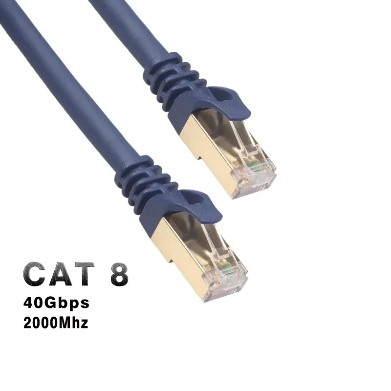 

Cat8 Ethernet Cable SFTP 40Gbps Super Speed RJ45 Network Lan Patch Cable 1m 3m 5m 10m 25m 20m For Router Modem