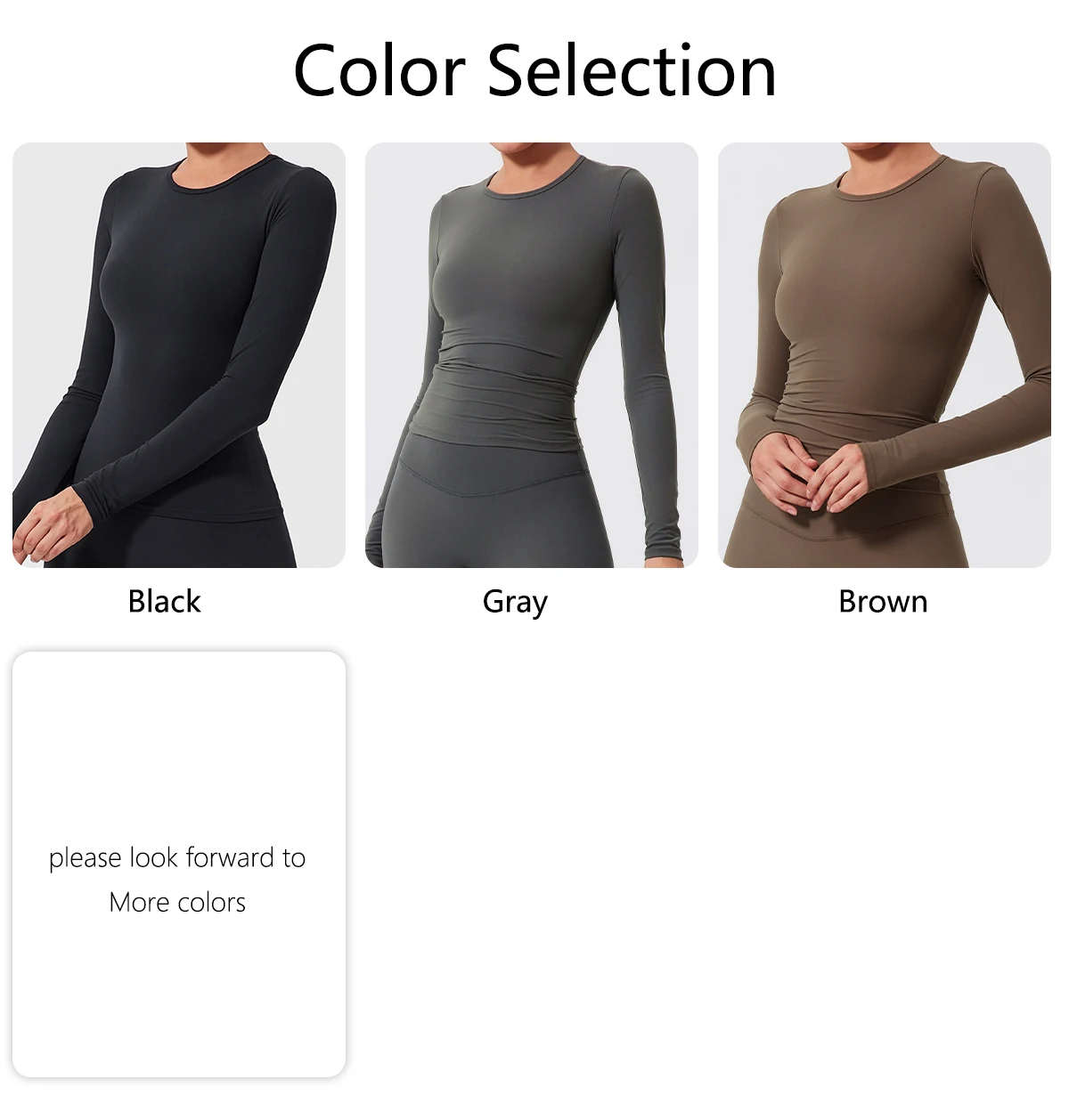 Neue Sommer-Sport-Langarmshirts für Damen, lässiges Outdoor-Oberteil, Fitnesskleidung, T-Shirt, Yoga-Shirt, Push-Up-Workout-Kleidung – Detail 1