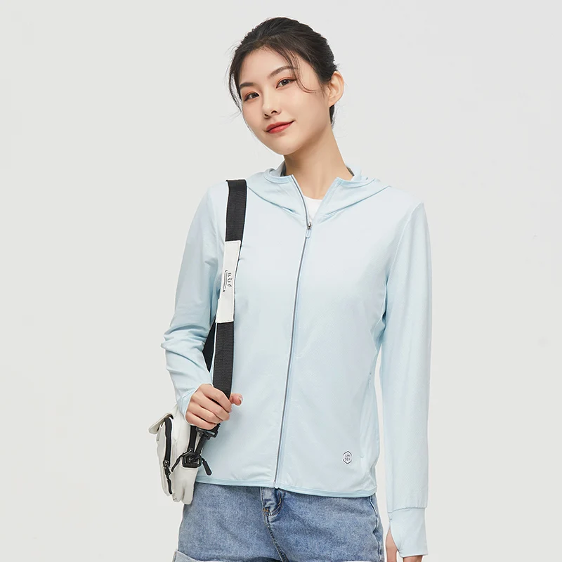 2024 New Summer Sunscreen Clothing Leisure Outdoor Bicycle Sports Hooded Coat Solid Color Breathable Camping windbreaker