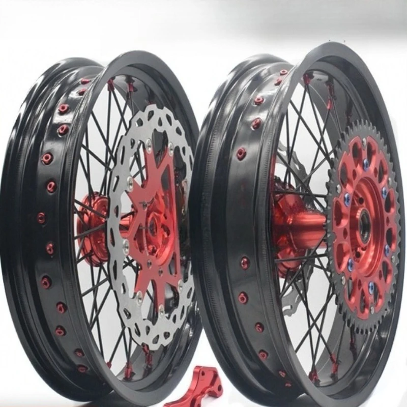 For Wide the slider 17 turns and increase the front brake disc