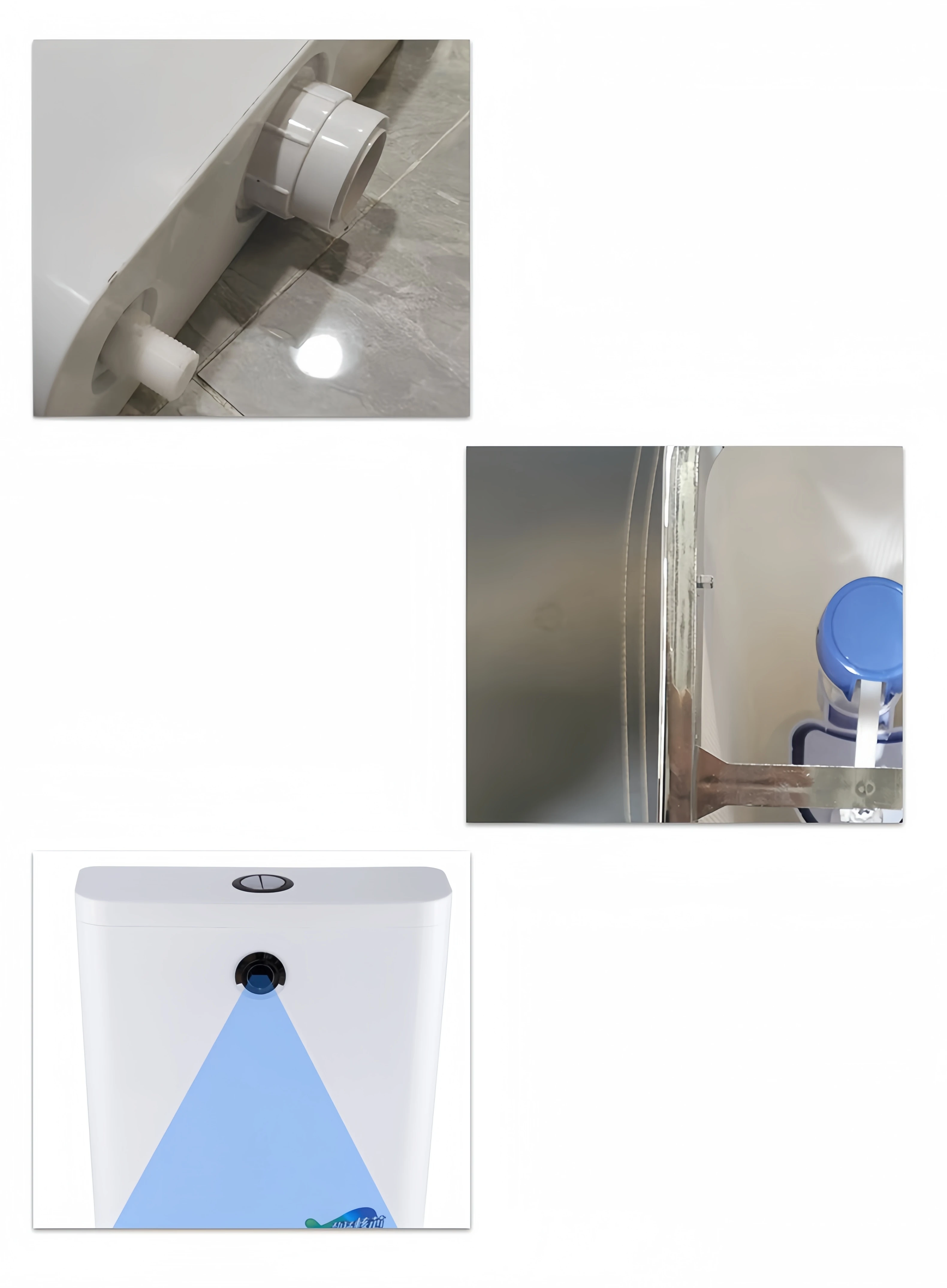 Toilet tank and Squatting Pan Bathroom Wc Concealed Cistern Squatting Toilet Plastic Toilet Flush Flushing Water tank