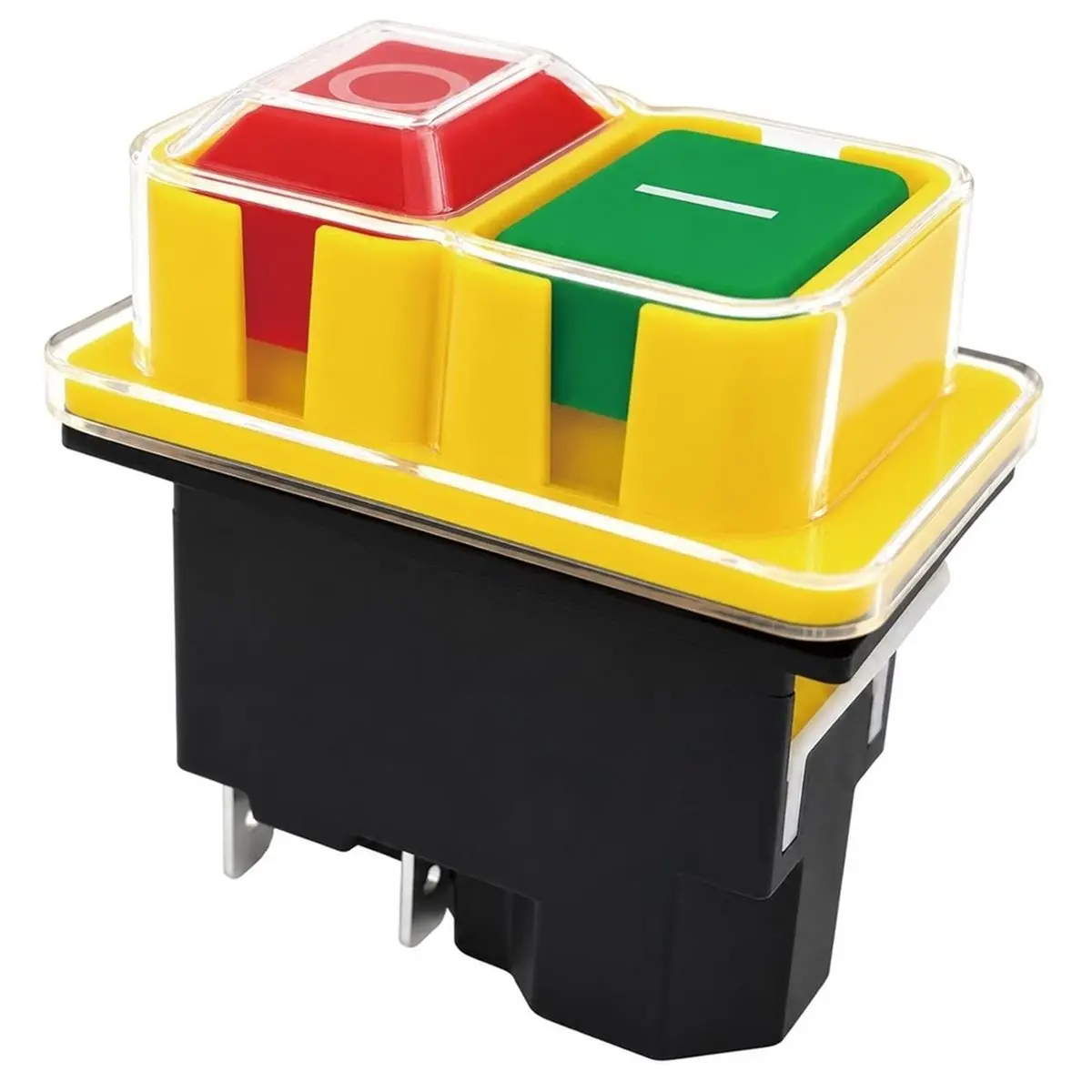 KJD17B Electromagnetic Switch, 4-Pin 120V NVR Safety Switch, Replacement for Table Saw, Drill Press, Grinder