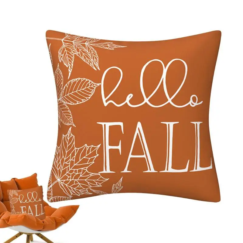 Throw Pillow Covers Thanksgiving Throw Pillow Cases Covers For Fall Decor Soft And Reusable Throw Pillowcases Pumpkin Autumn