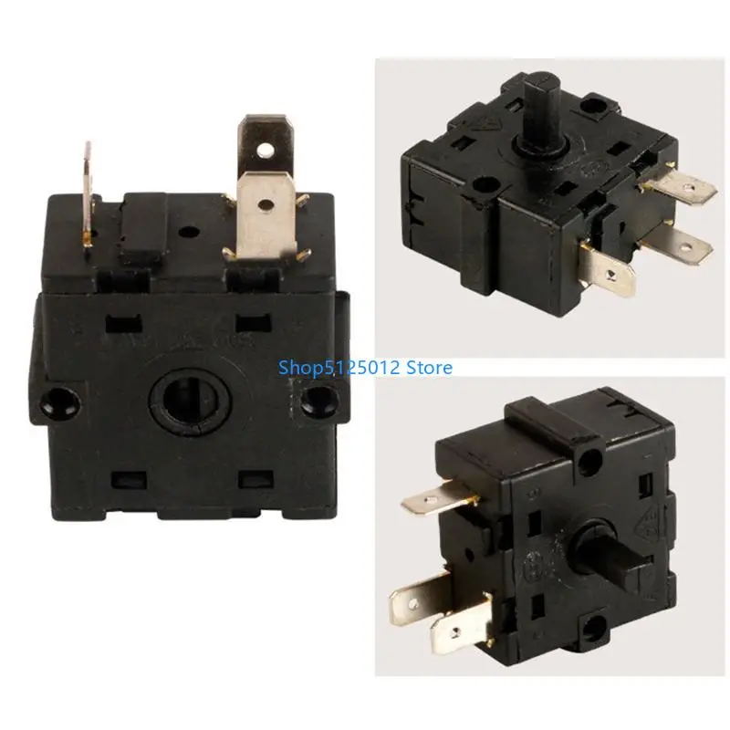 Interruttore cambio riscaldamento elettrico G8TC 5 perno 3 pin Interruttore alimentazione del riscaldatore rotante