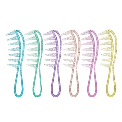 1pcs Anti-Static Wide Teeth Hair Styling Comb for Thickened Hair Non-Knotted Curly Detangle Hair Brush Hairdressing Styling Tool