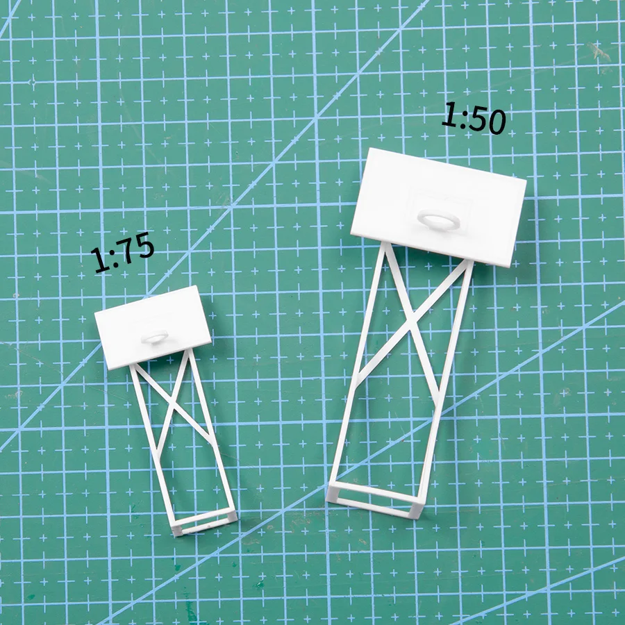 미니 체중계 1/50 1/75 농구 후프 모델, 건축 건물 모래 테이블 장면 재료, 스포츠 장비 디오라마 키트, 1 개