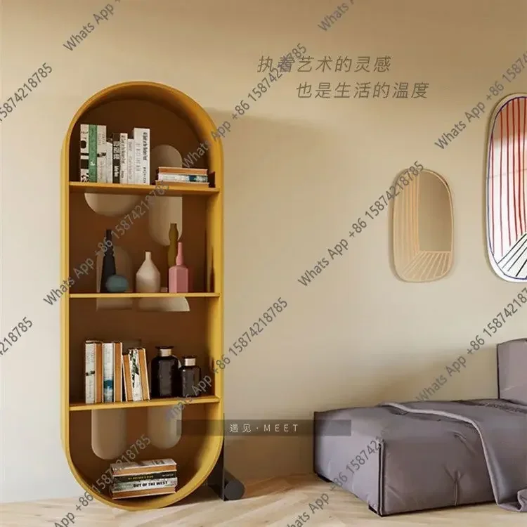 

T-Y X Nordic Design Creative Bookcase Bedroom Decoration Living Room Leisure Cabinet Surprise Quiet Wind Model Room Customizatio