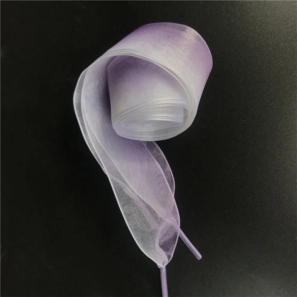 

5 шт. 80-сантиметровые плоские полупрозрачные шнурки с градиентом для повседневной и спортивной обуви, ботинок, роликовых коньков