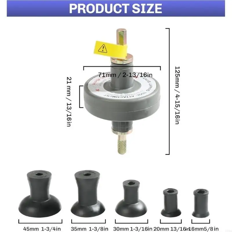 

U0DA Valves Lapping Tool Includes Suction Plates Automotive Accessories Small Engine Valves Grinding Tool for Engine Applicate