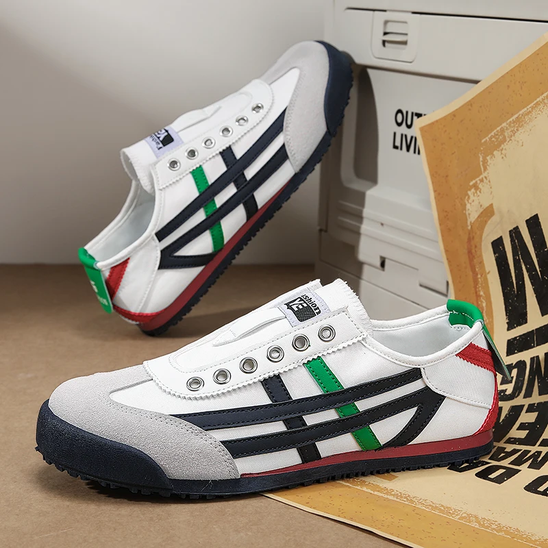 

Мужская спортивная обувь в стиле ретро, кожаные повседневные кроссовки, женские кроссовки, дизайнерские мужские кроссовки, легкие кроссовки без шнуровки на плоской подошве для ходьбы
