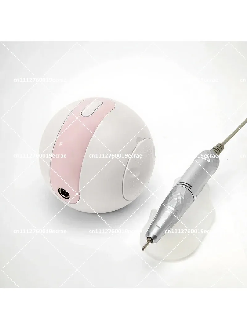 Outil de perçage électrique professionnel pour ongles, forme de boule, 35000 tr/min, machine de manucure en gel de bureau pour usage en salon