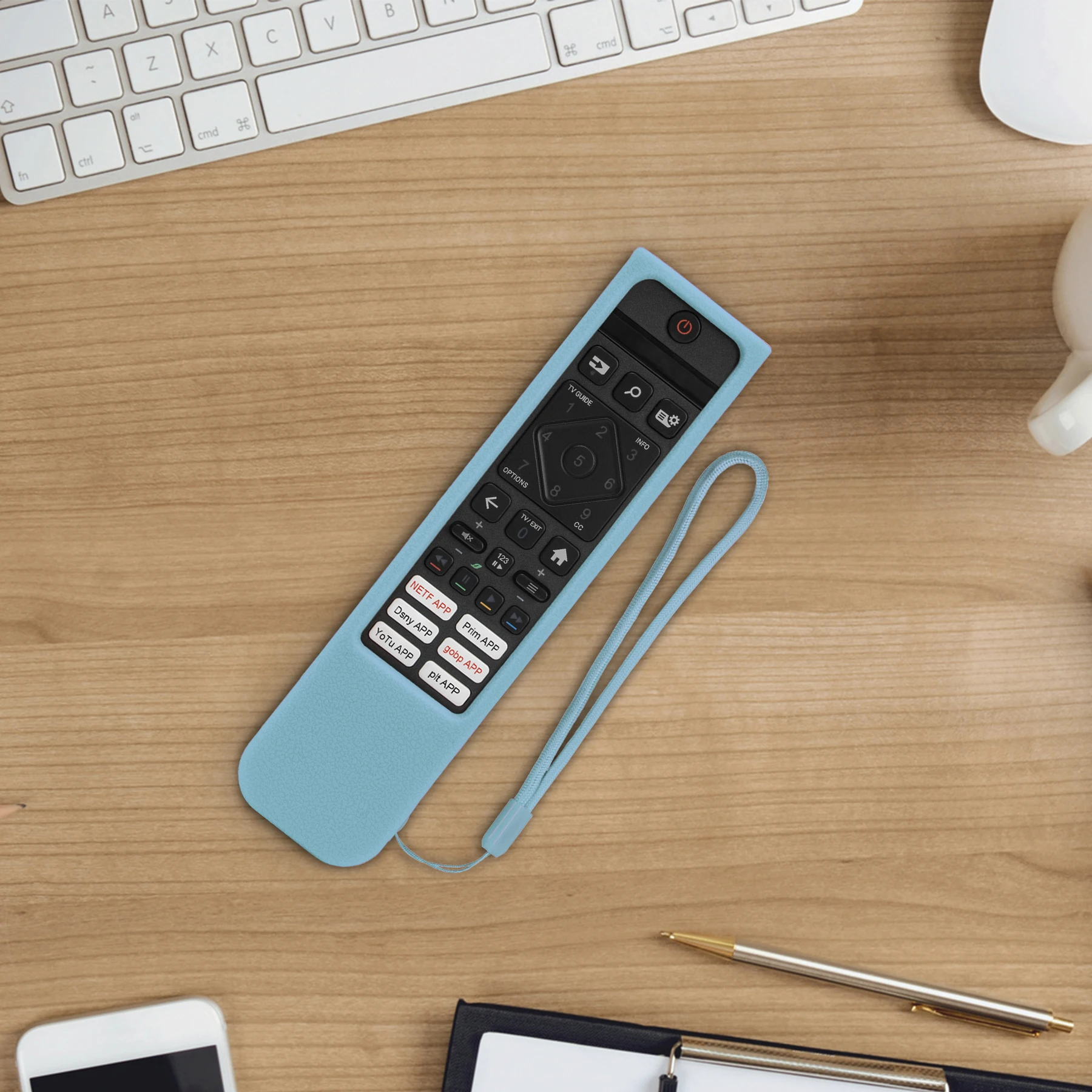 Silicone Protective Remote Control Case for Philips TV SRC-3215-01 398GR10BEPHNL000SY SRC-3216-12 398GM10BEPHNE000SY Cover