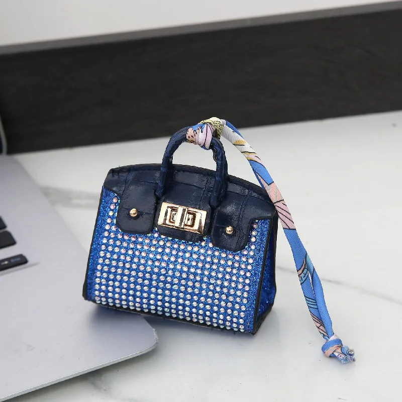 2026 Mini Bag Hanging Decoration Cute House Shape Hanging Ornament Red Packet Earphone Storage Bag Car Key Pouch Small Pendant W