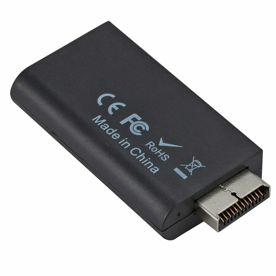 WvvMvv-Convertidor de Audio y vídeo compatible con PS2 a HDMI, 480i/480p/576i, con salida de Audio de 3,5 Mm, compatible con todos los modos de