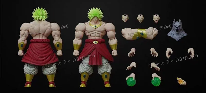 Hot Presale Beast Deities Kong Studio Dragon Ball Shf Broli Norse Gods Fenrir B010l B011l B012l 26cm Action Figure Anime Toy