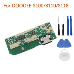 New Original DOOGEE S100 S110 S118 USB Board Base Charging Charge Port Board With Microphone For DOOGEE S100 Smart Phone