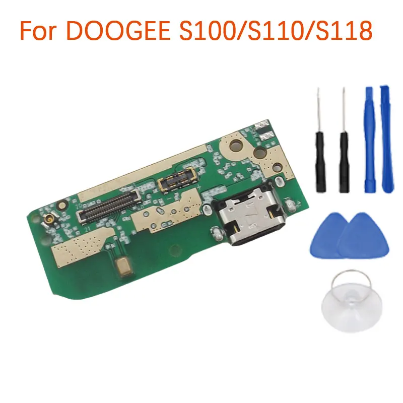 New Original DOOGEE S100 S110 S118 USB Board Base Charging Charge Port Board With Microphone For DOOGEE S100 Smart Phone