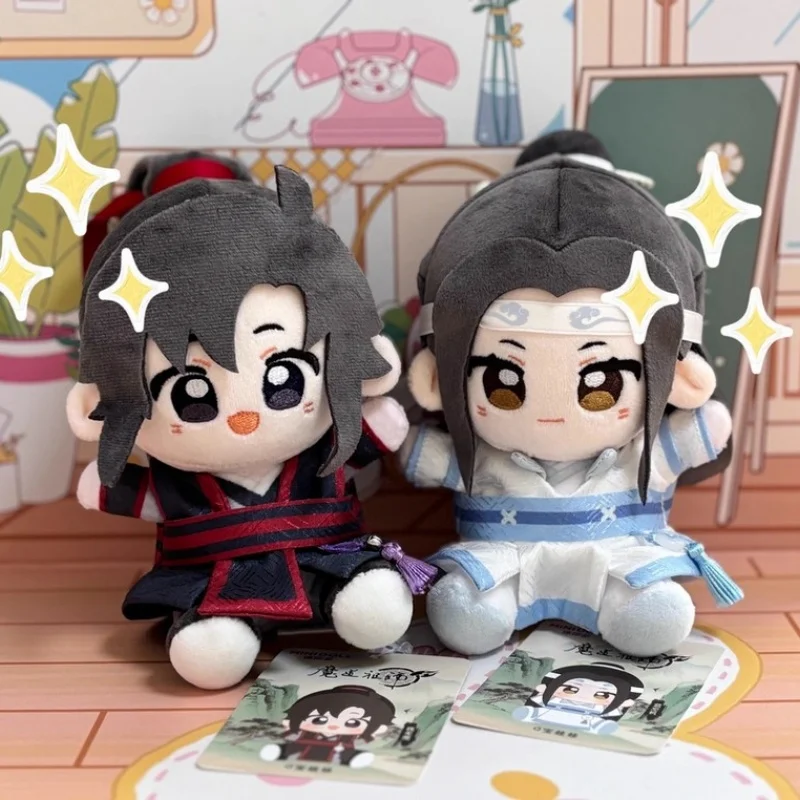 

Minidoll 15 см Mo Dao Zu Shi молодежный стиль Wei Wuxian Lan Wangji Acg кукла мягкая сидячая игрушка плюшевая фигурка Mdzs подарок на день Святого Валентина