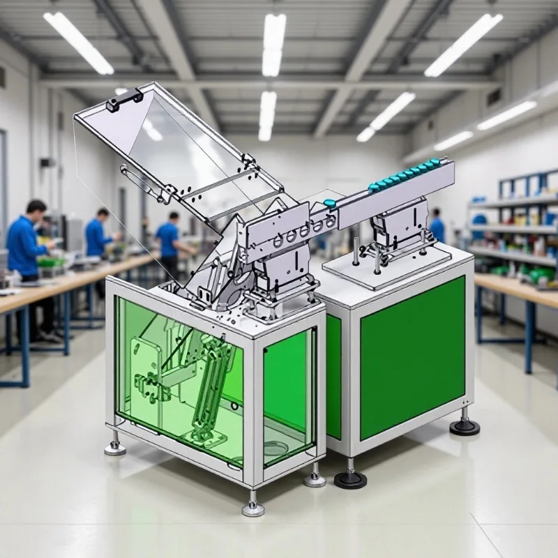 Screw push machine, industrial automation push